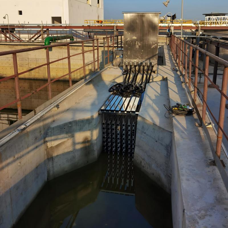 Desinfección UV de la planta de tratamiento de aguas residuales de Tianjin
